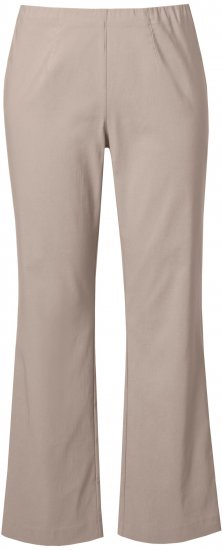Ulla Popken Classic Stretch Bengaline Comfort Pants Beige - Jeans & Bukser i Store Størrelser – Plus Size - Jeans & bukser, EU 42-70