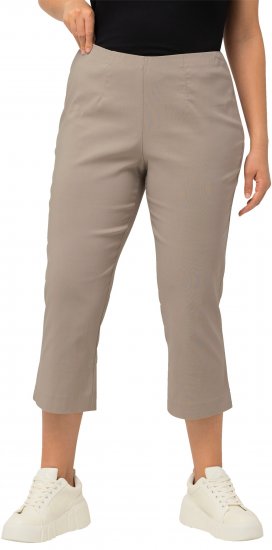 Ulla Popken Stretch Basic Bengaline Capri Pants Orange - Jeans & Bukser i Store Størrelser – Plus Size - 