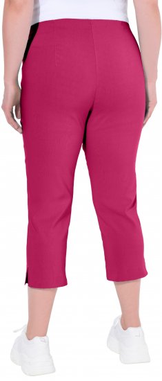 Ulla Popken Stretch Basic Bengaline Capri Pants Pale Lilac - Jeans & Bukser i Store Størrelser – Plus Size - 