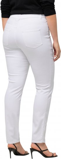 Ulla Popken Sienna Stretch Twill Jeggings Snow White - Jeans & Bukser i Store Størrelser – Plus Size - 