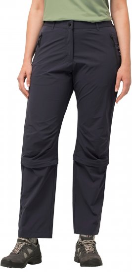 Ulla Popken Versatile Zip Off Leg Quick Dry Stretch Pants Graphite Grey - Jeans & Bukser i Store Størrelser – Plus Size - 