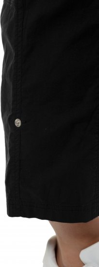 Ulla Popken Roll Tab Hem Stretch Cargo Pants Black - Jeans & Bukser i Store Størrelser – Plus Size - 