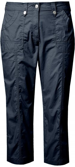 Ulla Popken Roll Tab Hem Stretch Cargo Pants Navy - Jeans & Bukser i Store Størrelser – Plus Size - 