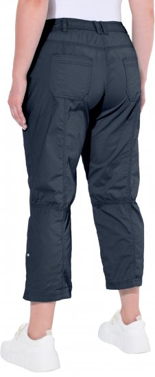 Ulla Popken Roll Tab Hem Stretch Cargo Pants Navy - Jeans & Bukser i Store Størrelser – Plus Size - 