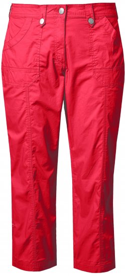 Ulla Popken Roll Tab Hem Stretch Cargo Pants Red - Jeans & Bukser i Store Størrelser – Plus Size - 
