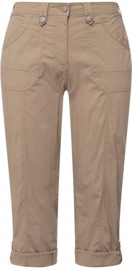 Ulla Popken Roll Tab Hem Stretch Cargo Pants Orange - Jeans & Bukser i Store Størrelser – Plus Size - 