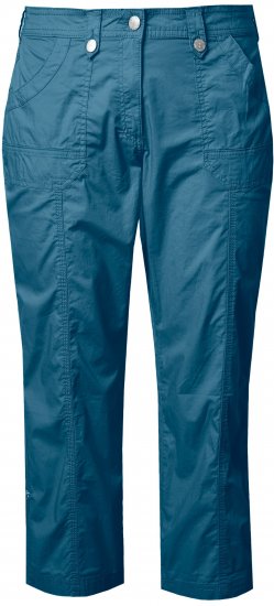 Ulla Popken Roll Tab Hem Stretch Cargo Pants Blue - Jeans & Bukser i Store Størrelser – Plus Size - Jeans & bukser, EU 42-70
