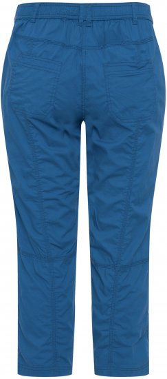 Ulla Popken Roll Tab Hem Stretch Cargo Pants Blue - Jeans & Bukser i Store Størrelser – Plus Size - Jeans & bukser, EU 42-70