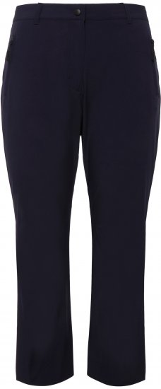 Ulla Popken Functional Sport Quick Dry Stretch Crop Pants Navy Blue - Jeans & Bukser i Store Størrelser – Plus Size - 