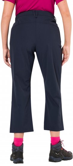 Ulla Popken Functional Sport Quick Dry Stretch Crop Pants Navy Blue - Jeans & Bukser i Store Størrelser – Plus Size - 