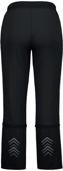 Ulla Popken Zip Off Reflective Detail Funtional Powerstretch Pants Black - Jeans & Bukser i Store Størrelser – Plus Size - Jeans & bukser, EU 42-70