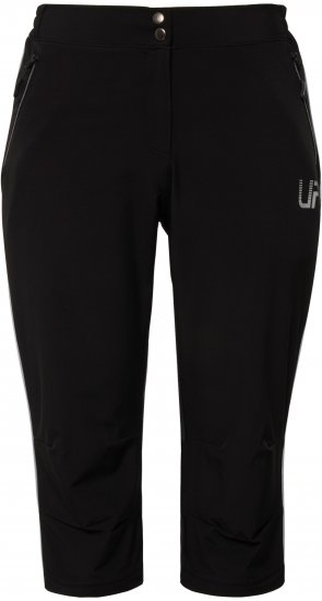 Ulla Popken Zip Off Reflective Detail Funtional Powerstretch Pants Black - Jeans & Bukser i Store Størrelser – Plus Size - Jeans & bukser, EU 42-70