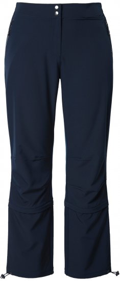 Ulla Popken Zip Off Reflective Detail Funtional Powerstretch Pants Navy - Jeans & Bukser i Store Størrelser – Plus Size - 