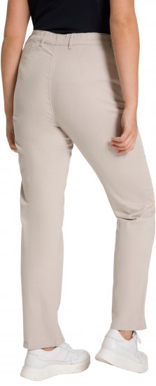 Ulla Popken Summer Pants Mony Beige - Jeans & Bukser i Store Størrelser – Plus Size - 