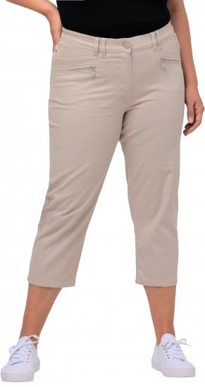 Ulla Popken Mony Stretch Capri Pants Orange - Jeans & Bukser i Store Størrelser – Plus Size - 