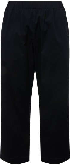 Ulla Popken Wide Leg Ruby Fit Stretch Chino Pants Dark Teal - Jeans & Bukser i Store Størrelser – Plus Size - 