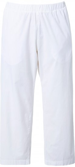 Ulla Popken Wide Leg Ruby Fit Stretch Chino Pants Snow White - Jeans & Bukser i Store Størrelser – Plus Size - 