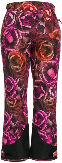 Ulla Popken Hyprar Rose Print Fully Lined Ski Pants Orange - Jeans & Bukser i Store Størrelser – Plus Size - Jeans & bukser, EU 42-70