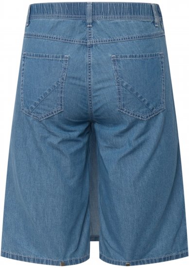 Ulla Popken Denim Wrap Look Skort Blue Denim - Jeans & Bukser i Store Størrelser – Plus Size - 