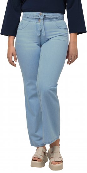 Ulla Popken Soft Denim Wide Leg Jeans Blue Denim - Jeans & Bukser i Store Størrelser – Plus Size - 