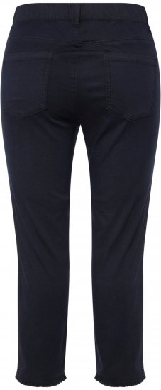 Ulla Popken Stretch Blend Bengaline Pants Navy - Jeans & Bukser i Store Størrelser – Plus Size - 