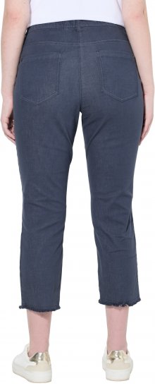 Ulla Popken Stretch Blend Bengaline Pants Navy - Jeans & Bukser i Store Størrelser – Plus Size - 