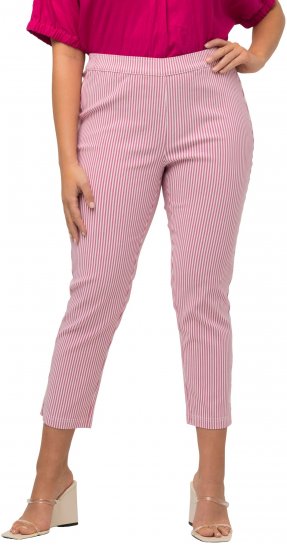 Ulla Popken Stretch Blend Bengaline Pants Pale Lilac - Jeans & Bukser i Store Størrelser – Plus Size - Jeans & bukser, EU 42-70
