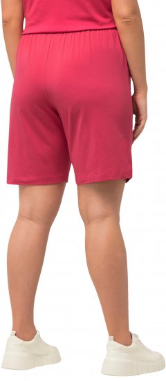 Ulla Popken Stretch Knit Bermuda Shorts Red - Jeans & Bukser i Store Størrelser – Plus Size - 