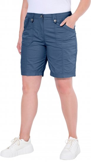 Ulla Popken Cargo Bermuda Shorts Atlantic Blue - Jeans & Bukser i Store Størrelser – Plus Size - 