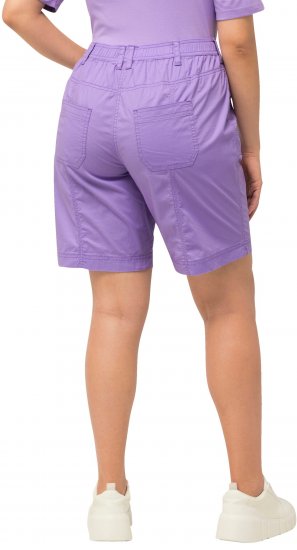 Ulla Popken Cargo Bermuda Shorts Pale Lilac - Jeans & Bukser i Store Størrelser – Plus Size - 