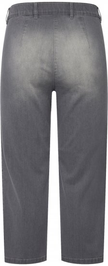 Ulla Popken Cropped Stretch Blend Mony Jeans Denim Blue - Jeans & Bukser i Store Størrelser – Plus Size - 