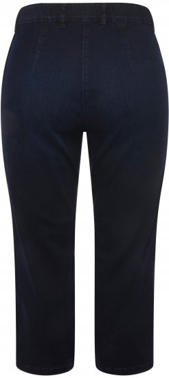 Ulla Popken Cropped Stretch Blend Mony Jeans Denim Blue - Jeans & Bukser i Store Størrelser – Plus Size - 
