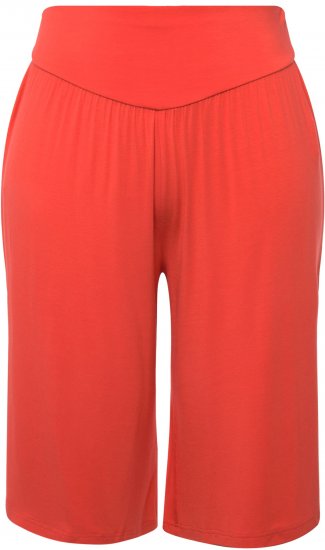 Ulla Popken Wide Leg Flared Bermuda Shorts - Jeans & Bukser i Store Størrelser – Plus Size - 