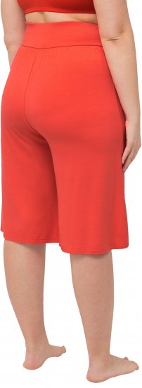 Ulla Popken Wide Leg Flared Bermuda Shorts - Jeans & Bukser i Store Størrelser – Plus Size - 