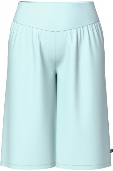 Ulla Popken Wide Leg Flared Bermuda Shorts Blue - Jeans & Bukser i Store Størrelser – Plus Size - 