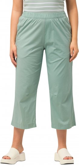 Ulla Popken Cropped Ruby Fit Pants Moss Green - Jeans & Bukser i Store Størrelser – Plus Size - 