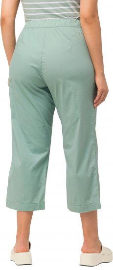 Ulla Popken Cropped Ruby Fit Pants Moss Green - Jeans & Bukser i Store Størrelser – Plus Size - 