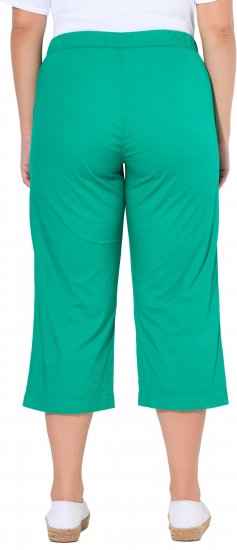 Ulla Popken Cropped Ruby Fit Pants Emerald Green - Jeans & Bukser i Store Størrelser – Plus Size - 