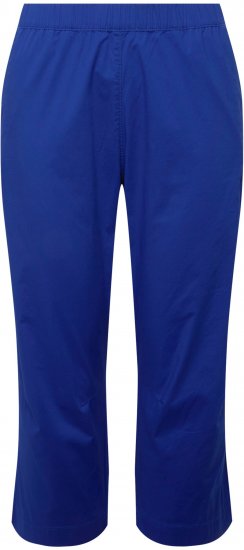 Ulla Popken Cropped Ruby Fit Pants Blue - Jeans & Bukser i Store Størrelser – Plus Size - Jeans & bukser, EU 42-70