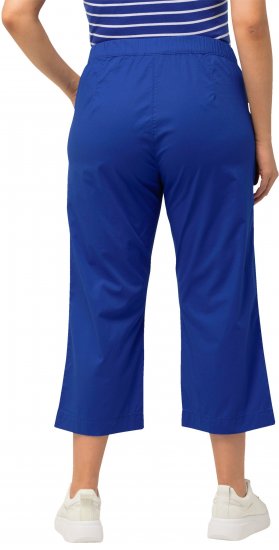 Ulla Popken Cropped Ruby Fit Pants Blue - Jeans & Bukser i Store Størrelser – Plus Size - Jeans & bukser, EU 42-70