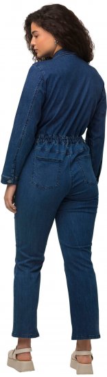 Ulla Popken Denim Boiler Suit Blue Denim - Jeans & Bukser i Store Størrelser – Plus Size - 