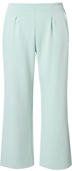 Ulla Popken Box Pleat Stretch Fit Yoga Pants Light Blue - Jeans & Bukser i Store Størrelser – Plus Size - 