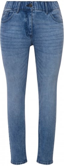 Ulla Popken Distressed Wash Jeans Blue - Jeans & Bukser i Store Størrelser – Plus Size - 