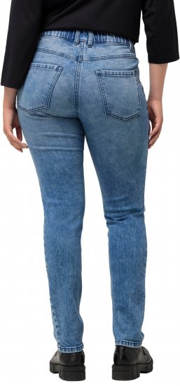 Ulla Popken Distressed Wash Jeans Blue - Jeans & Bukser i Store Størrelser – Plus Size - 