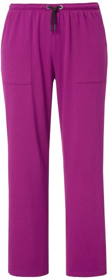 Ulla Popken Straight Leg Joggers Purple - Jeans & Bukser i Store Størrelser – Plus Size - 