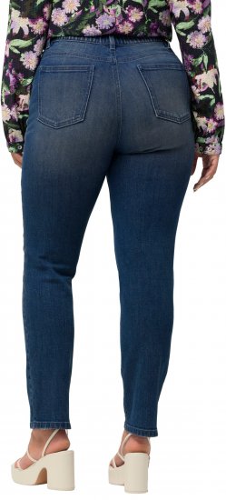 Ulla Popken Sammy Destroy 5 Pocket Jeans Blue Denim - Jeans & Bukser i Store Størrelser – Plus Size - 