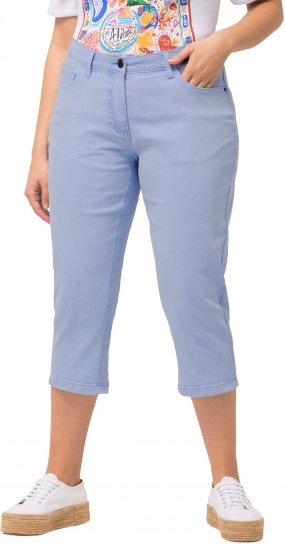Ulla Popken Capri Boyfriend Jeans Blue - Jeans & Bukser i Store Størrelser – Plus Size - Jeans & bukser, EU 42-70