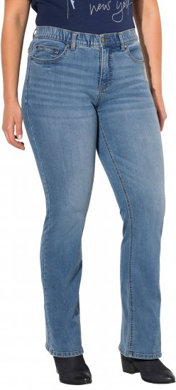 Ulla Popken Bootcut Marie Jeans Light Blue Denim - Jeans & Bukser i Store Størrelser – Plus Size - 