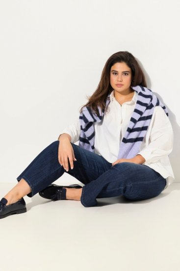 Ulla Popken Bootcut Stretch Fit Jeans Blue - Jeans - Jeans til kvinder i store størrelser