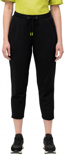 Ulla Popken Decorative Seam Sweatpants Black - Jeans & Bukser i Store Størrelser – Plus Size - Jeans & bukser, EU 42-70